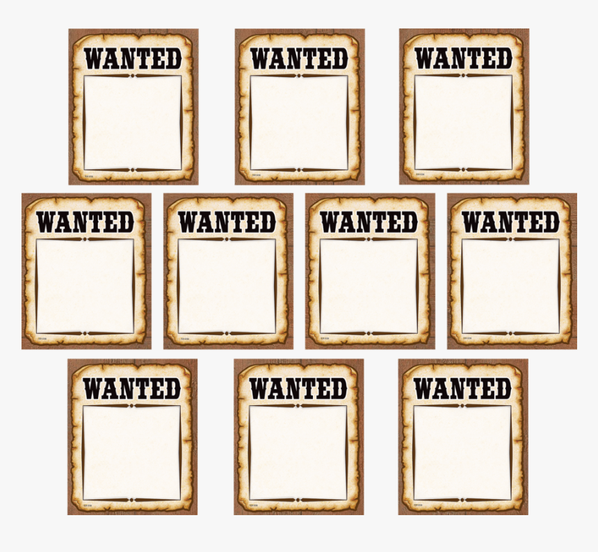 Wanted Western Png - Poster, Transparent Png, Free Download