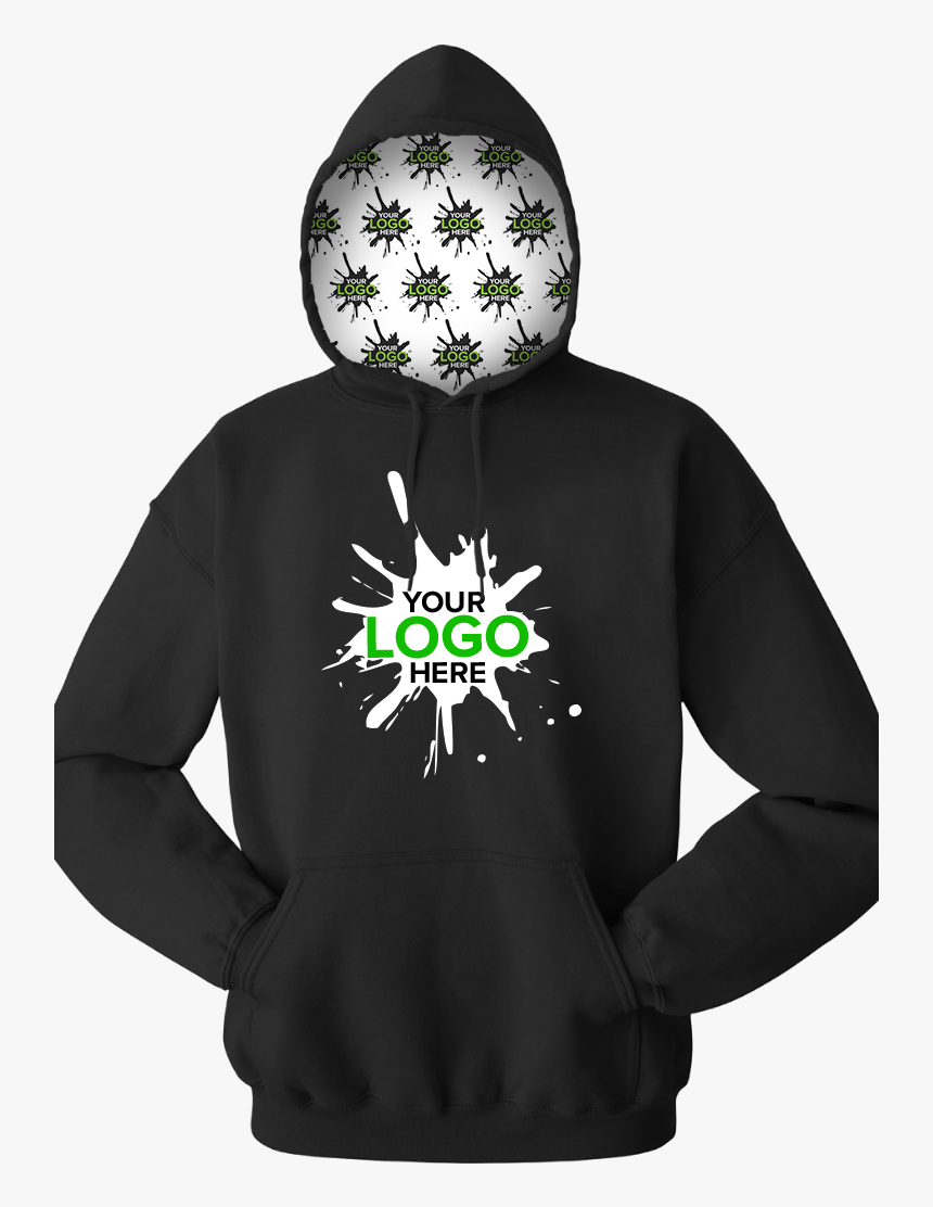 Your Logo Here Fleece Pullover Hoodie Black Extra Small - Hoodie, HD Png Download, Free Download