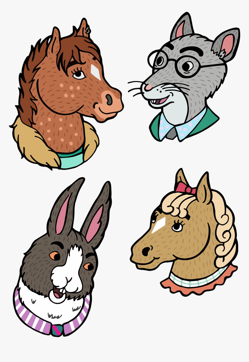 Bojack Horseman Batch - Cartoon, HD Png Download, Free Download