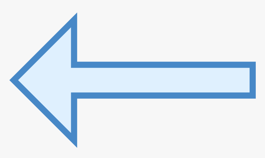 Long Arrow Left - Electric Blue, HD Png Download, Free Download