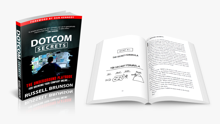 Dotcomsecrets, The Underground Playbook For Growing - Dotcom Secrets The Underground Playbook For Growing, HD Png Download, Free Download