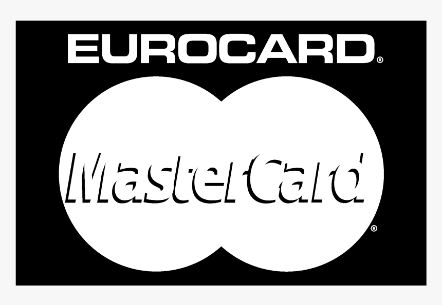Eurocard Mastercard Logo Black And White - Mastercard, HD Png Download, Free Download