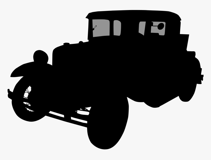 Car Clip Art Logo Silhouette Automotive Design - Antique Car, HD Png Download, Free Download