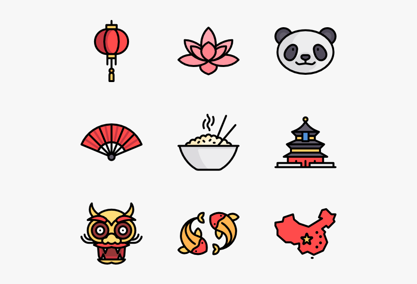 Chinese Icons Cartoon Png, Transparent Png - kindpng Chinese Icons Cartoon Png, Transparent Png - kindpng
