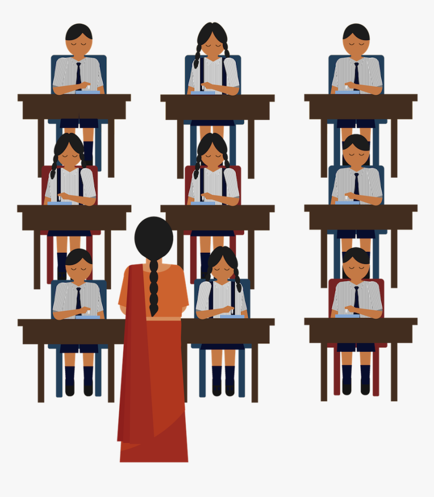 Image Of A Teacher Teaching A Bunch Of Student At The, HD Png Download, Free Download