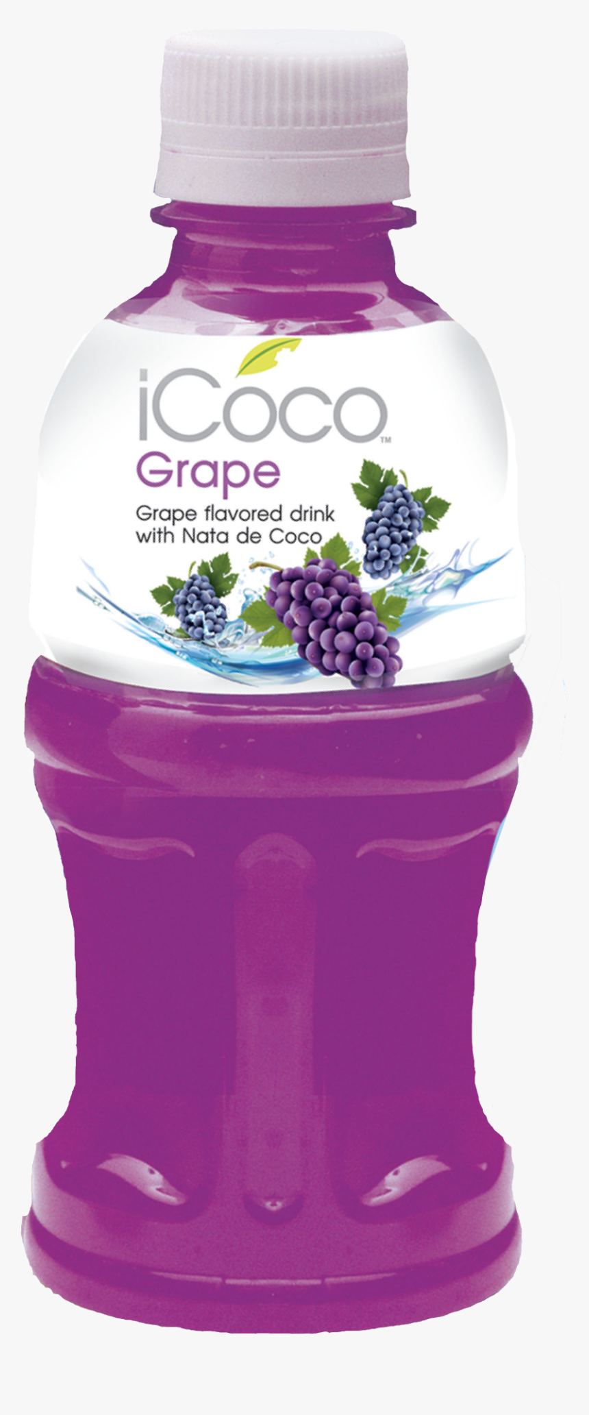 Icoco Fruit Juice With Nata De Coco -grapes - Icoco Drink, HD Png Download, Free Download