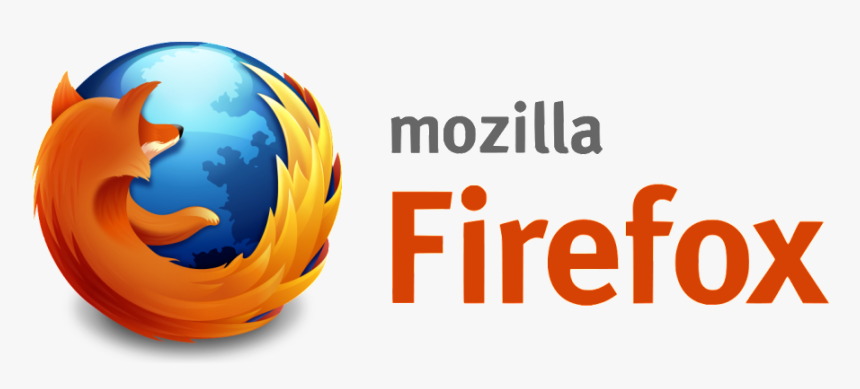 Firefox Logo Horizontal With Mozilla - Transparent Background Firefox Logo, HD Png Download, Free Download