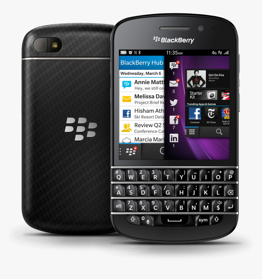 Blackberry Q10, HD Png Download, Free Download