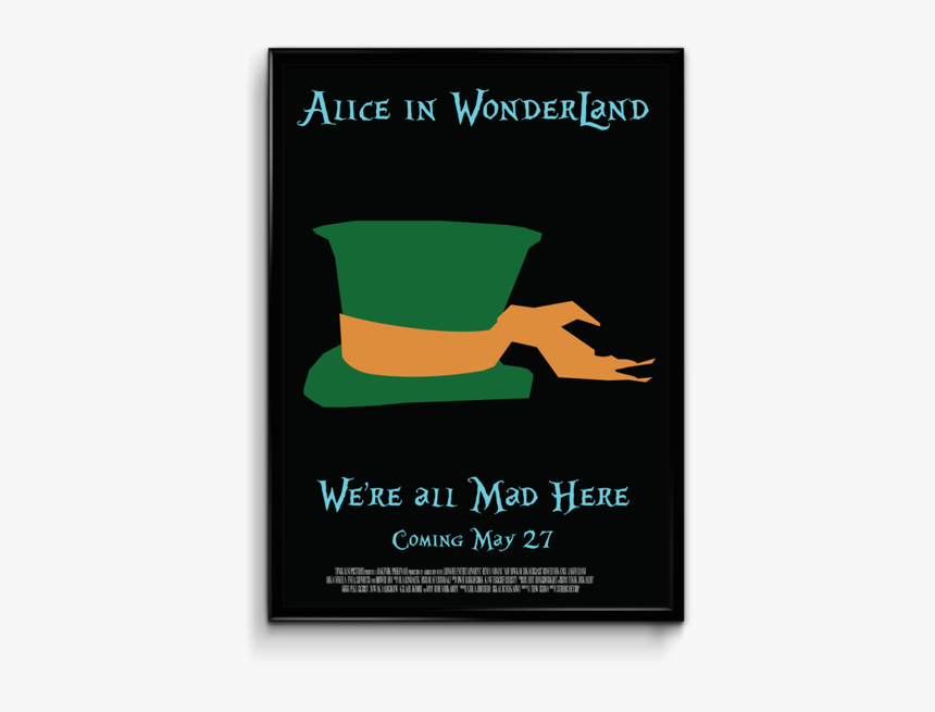 Mad Hatter Poster - Poster, HD Png Download, Free Download