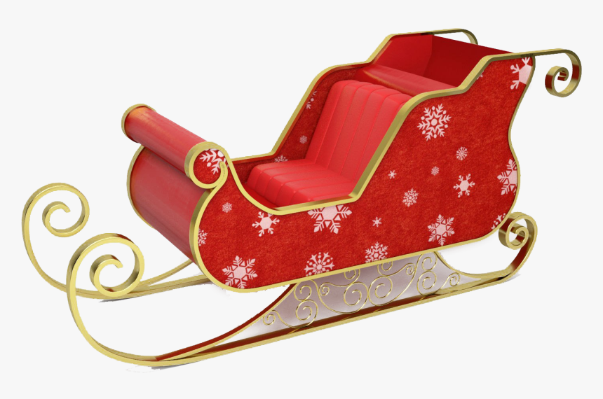 Sled Png Transparent Picture - Santa Claus Sled Toy, Png Download, Free Download