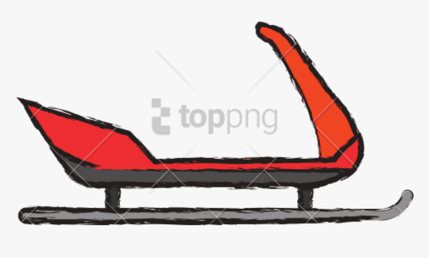 Free Png Snow Sled Icon Design - Dinghy, Transparent Png, Free Download