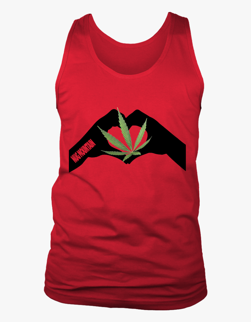 Heart Weed Men"s Tank From Nug Mountain - Portable Network Graphics, HD Png Download, Free Download