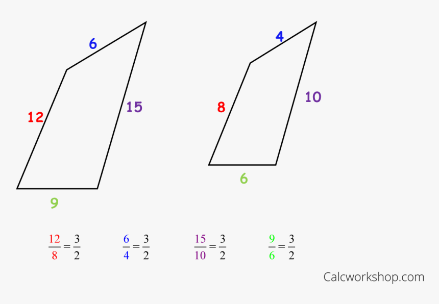 Scale Factor Example - Find Scale Factor Of A Polygon, HD Png Download, Free Download