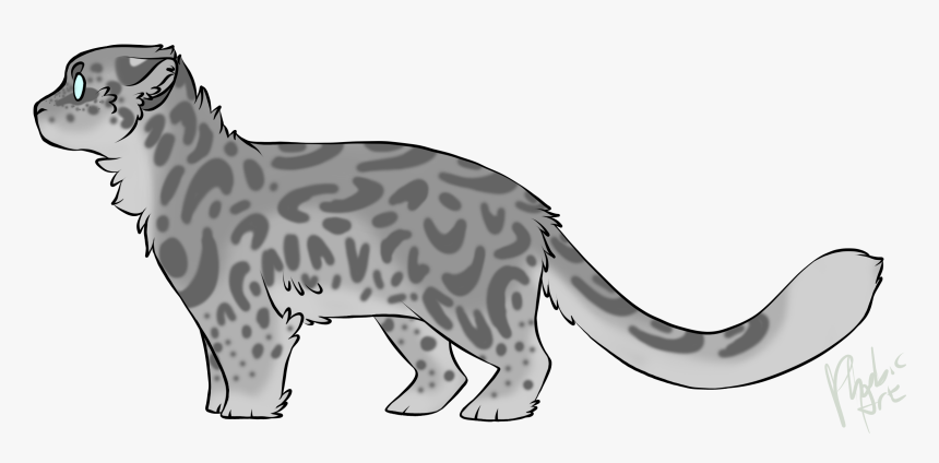 Felidae Snow Leopard Cat Cougar - Chibi Transparent Snow Leopard, HD Png Download, Free Download