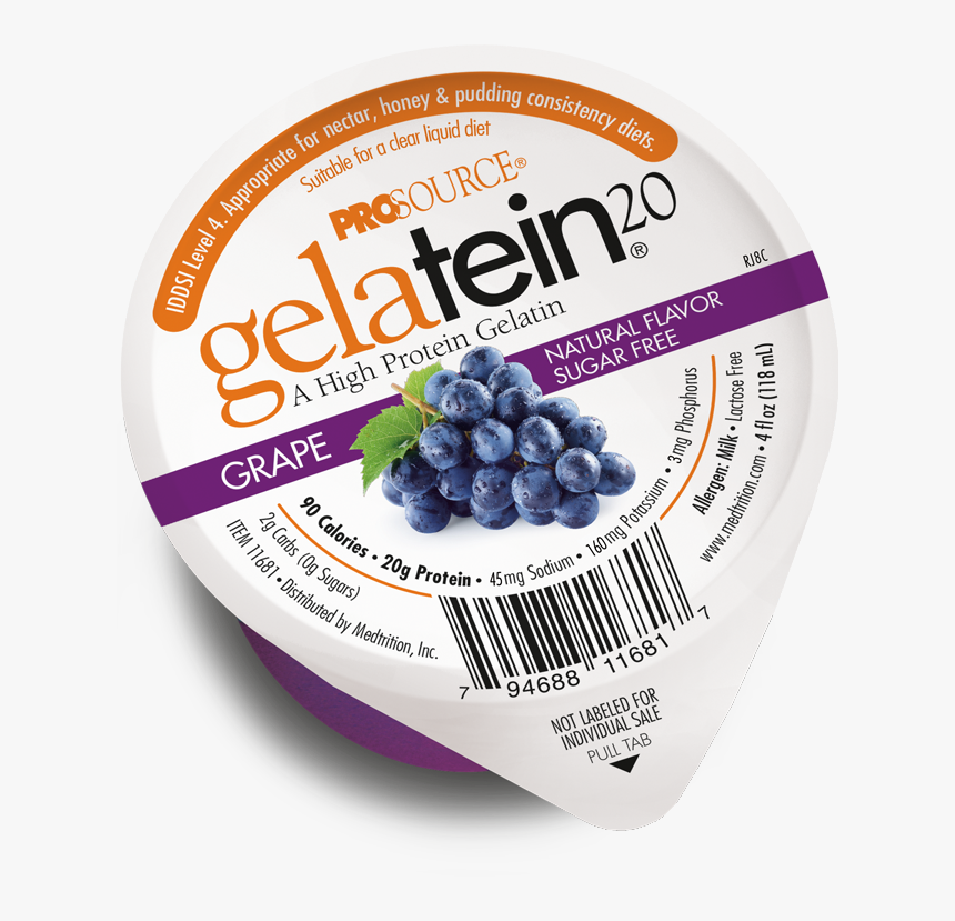 Gelatein 20 Grape, A High Protein Gelatin - Seedless Fruit, HD Png Download, Free Download