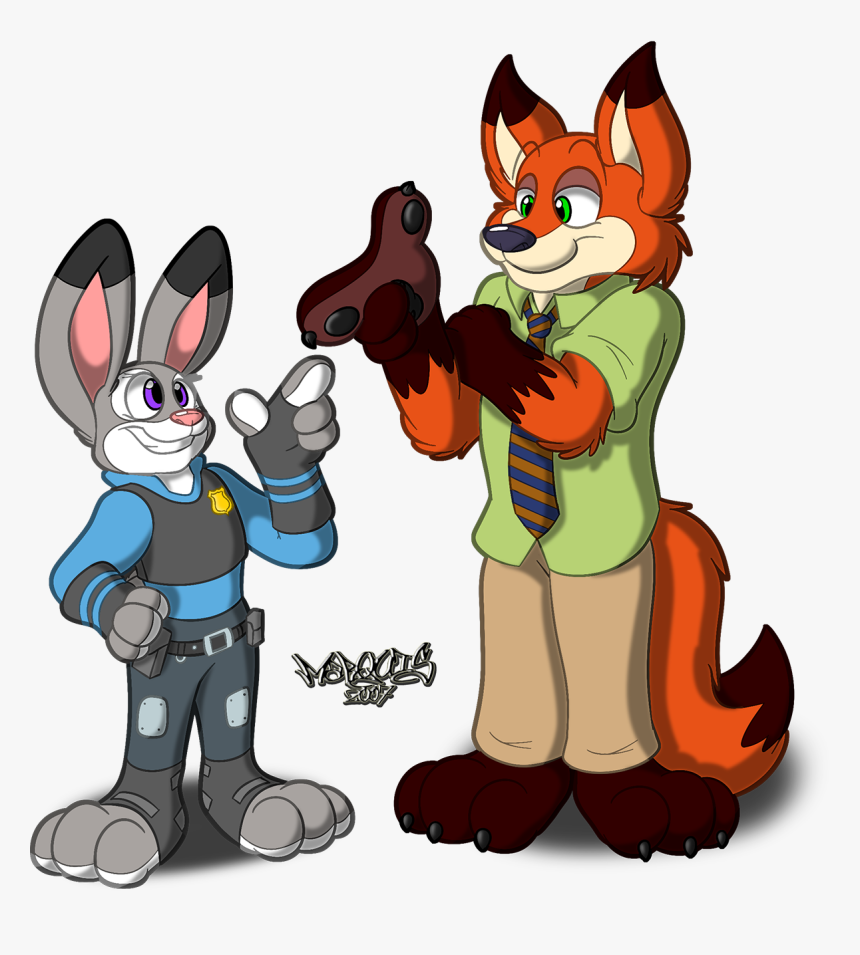 Nick & Judy Clipart , Png Download - Tickling Judy Hopps, Transparent Png, Free Download