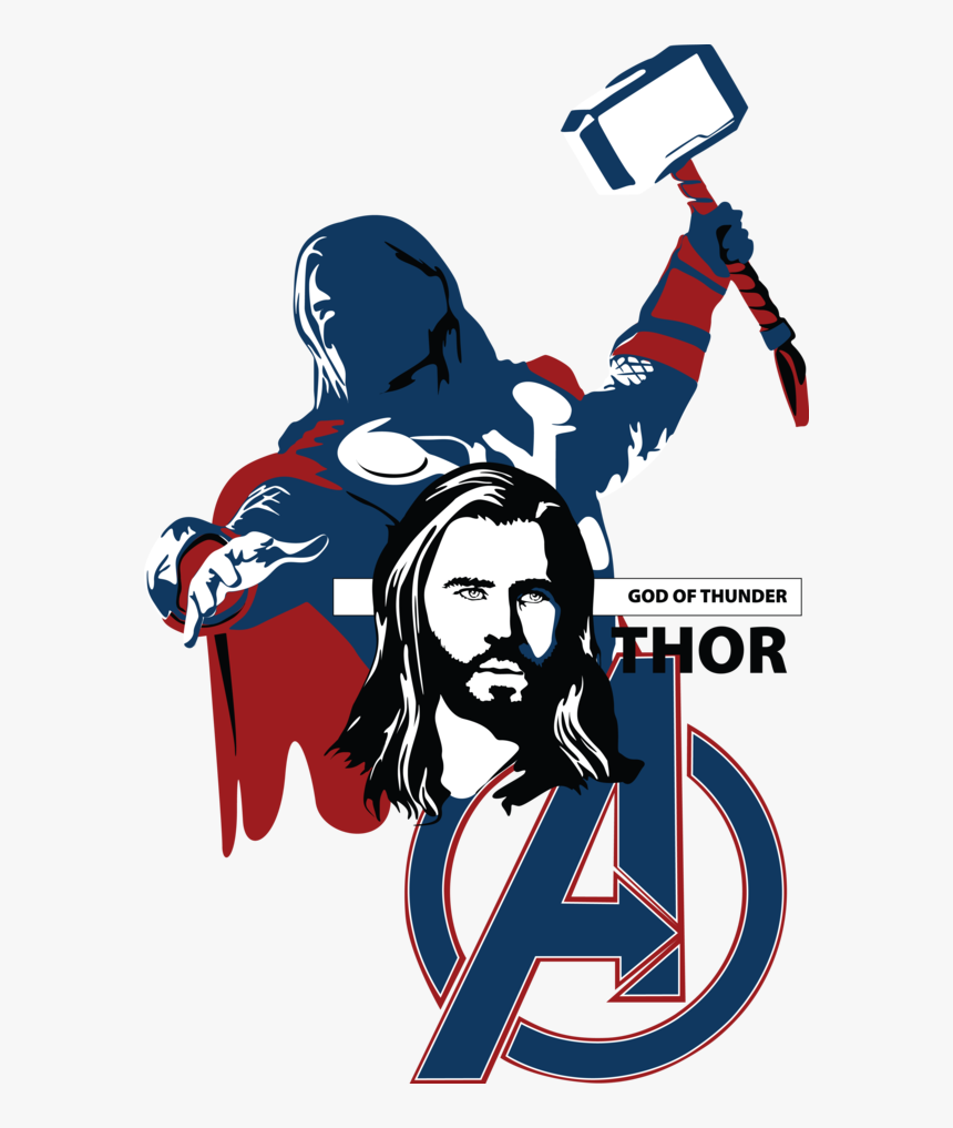 Thor Vector , Png Download - Thor Transparent Avengers Png, Png Download, Free Download