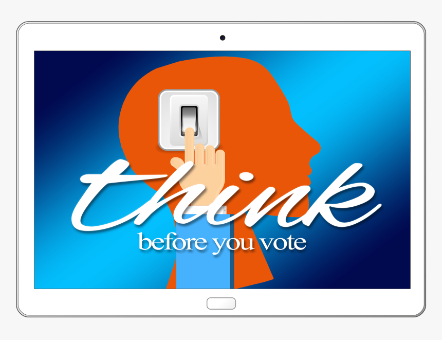 Think Before You Vote, HD Png Download, Free Download