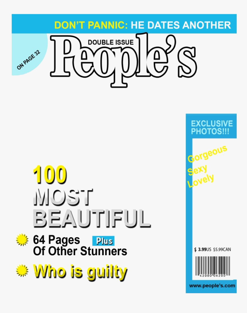 Magazine Cover Png File - Printing, Transparent Png, Free Download