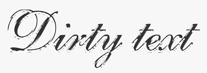 Dirty Text Filter Clip Arts - Calligraphy, HD Png Download, Free Download