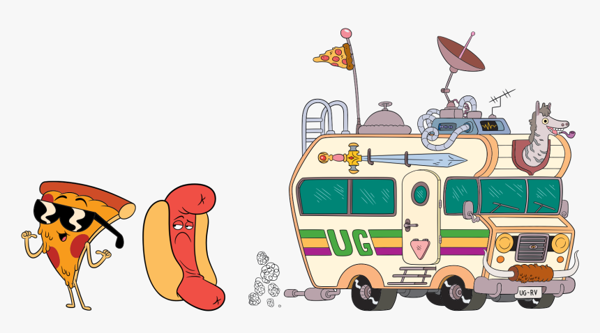 Good Morning, Ug-rv - Uncle Grandpa Rv, HD Png Download, Free Download