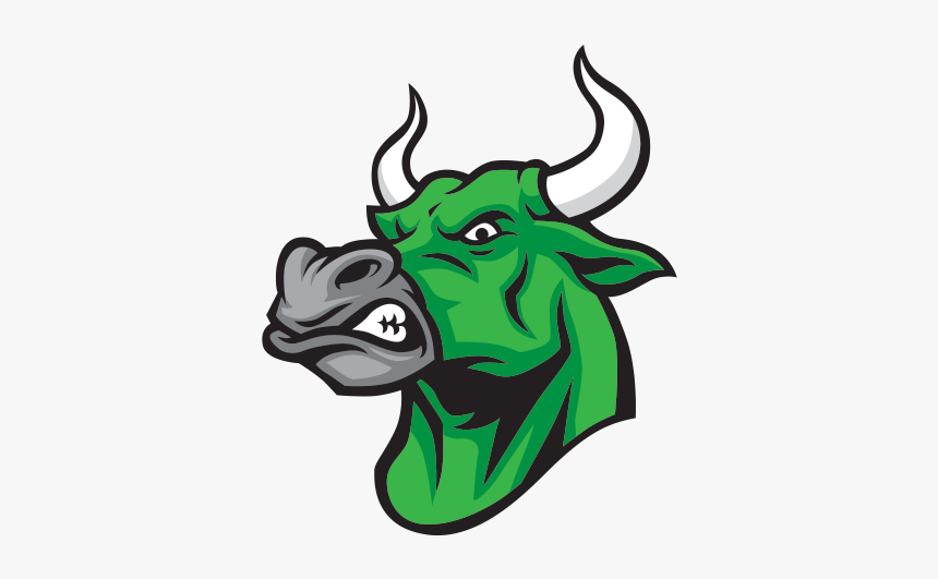 Bull Head Green - Gwen Cherry Bulls Logo, HD Png Download, Free Download