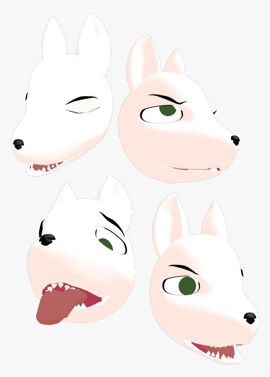 Transparent Pitbull Head Png - Mmd Furry Head Download, Png Download, Free Download