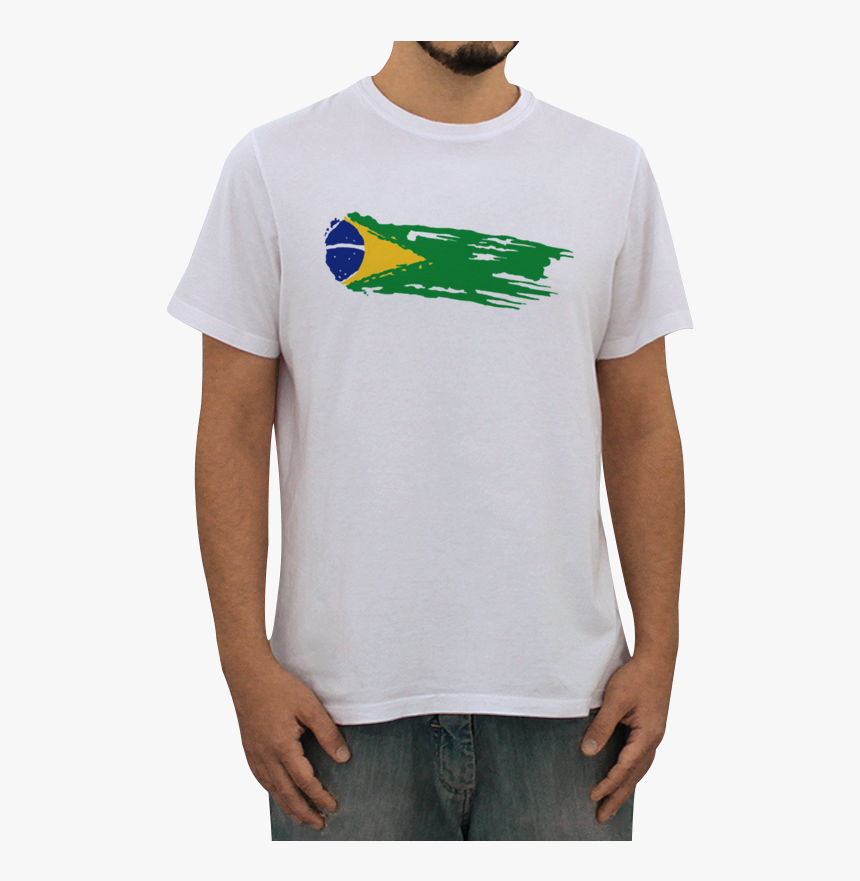 Camiseta Bandeira Brasil De Mtyna - Camisa Not Today Satan, HD Png Download, Free Download