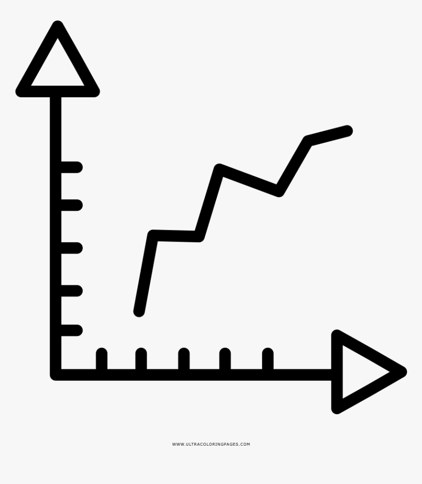 Line Graph Coloring Page - Icon, HD Png Download, Free Download