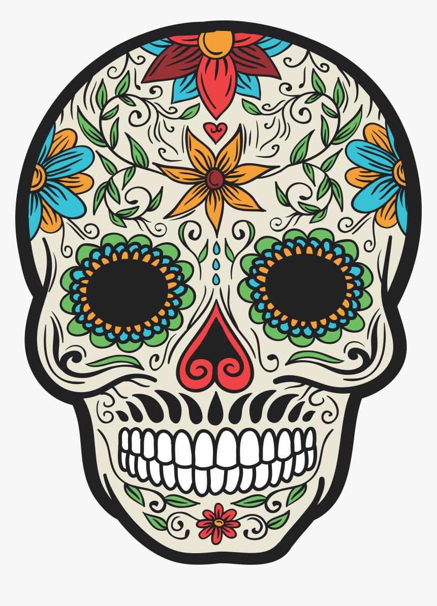 Skull Day Of The Dead, HD Png Download, Free Download