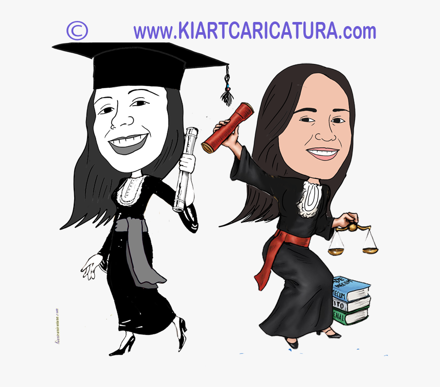 Caricatura De Formatura Modelos - Cartoon, HD Png Download, Free Download