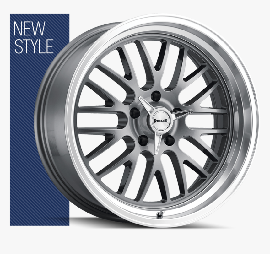 607 Grey W/ Machined Lip, HD Png Download, Free Download