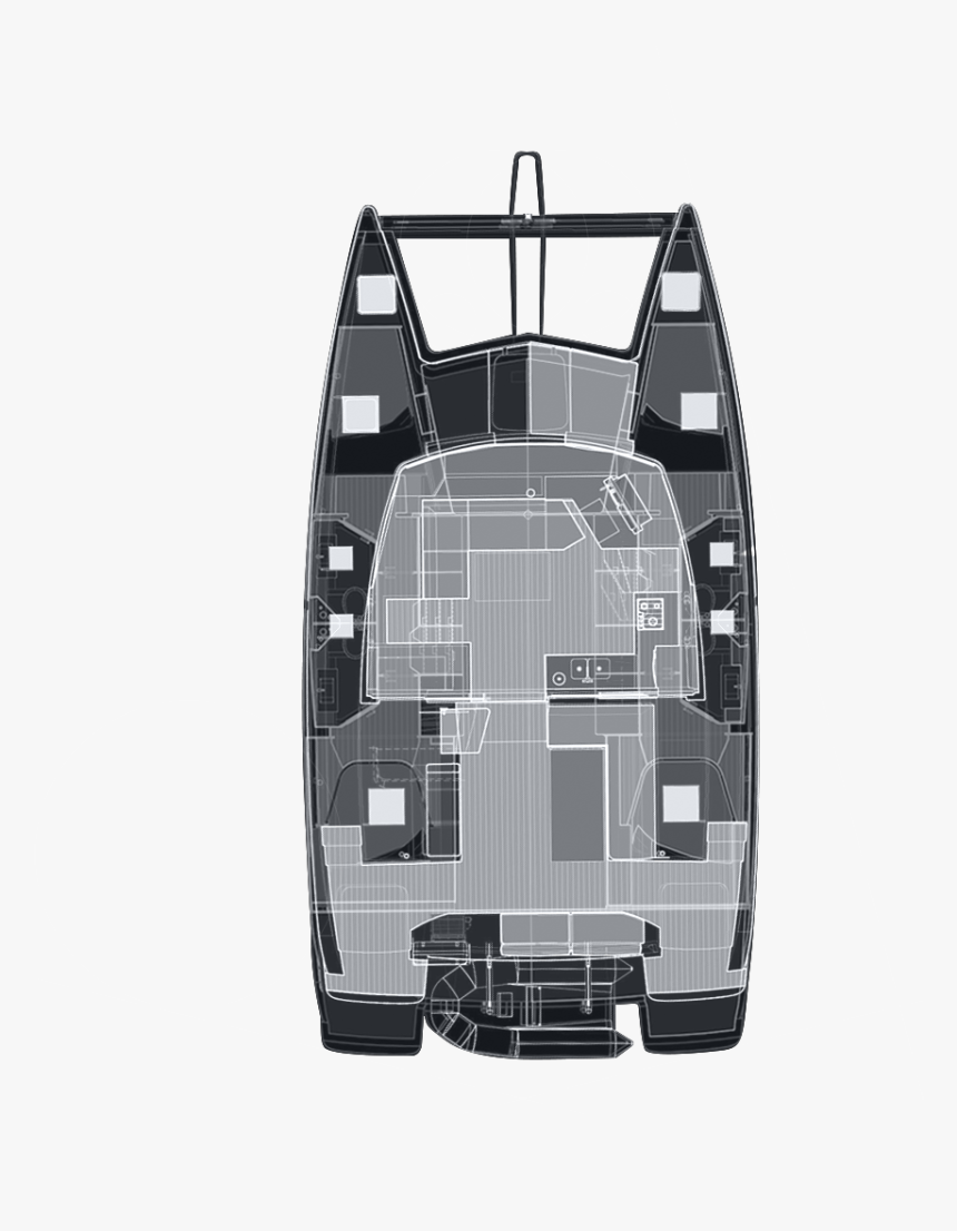 Plan De Catamaran - Inflatable Boat, HD Png Download, Free Download