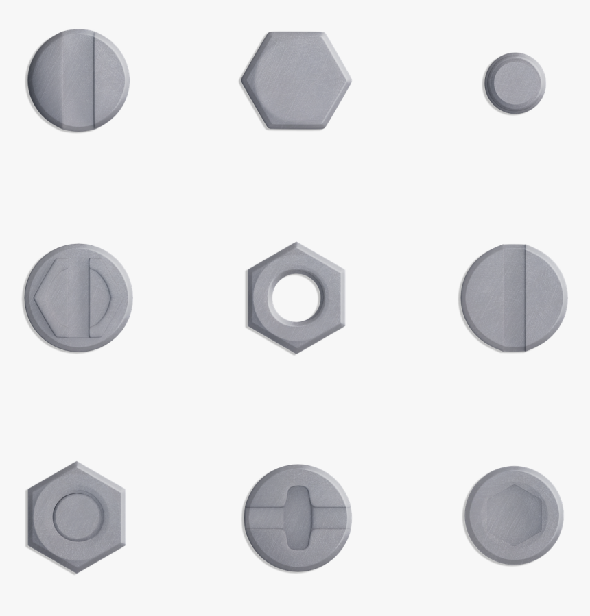 Metal Bolts Png, Transparent Png, Free Download