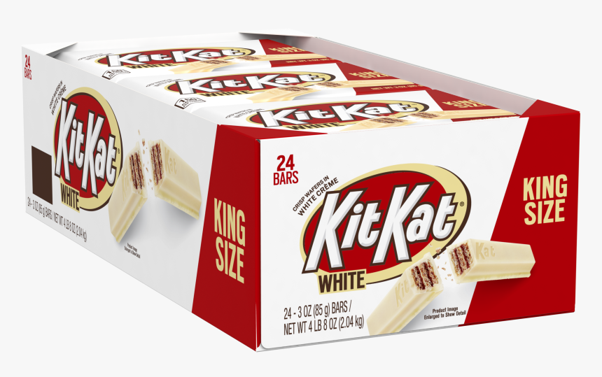 Kit Kat, King Size Crisp Wafers In White Crème Candy - Kit Kat Bar, HD Png Download, Free Download