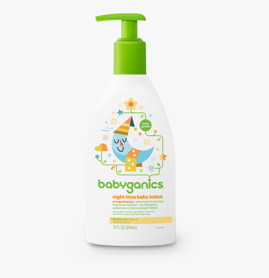 Good Night Orange Blossom - Baby Organic Night Time Baby Lotion, HD Png Download, Free Download