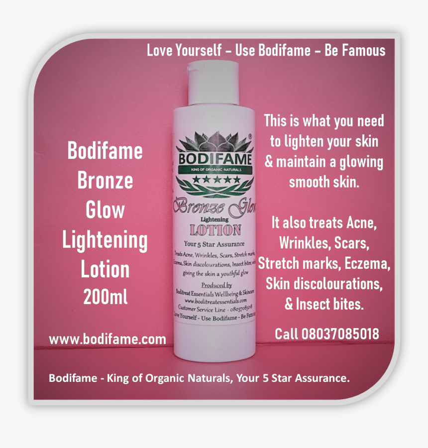 Bronze Glow Lotion - Plastic Bottle, HD Png Download, Free Download