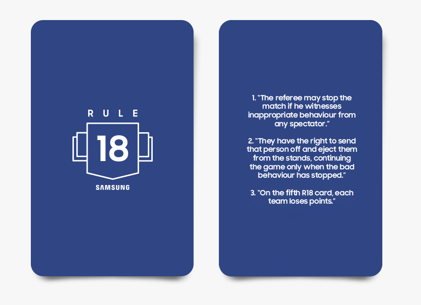 Rule18 Card - Electric Blue, HD Png Download, Free Download