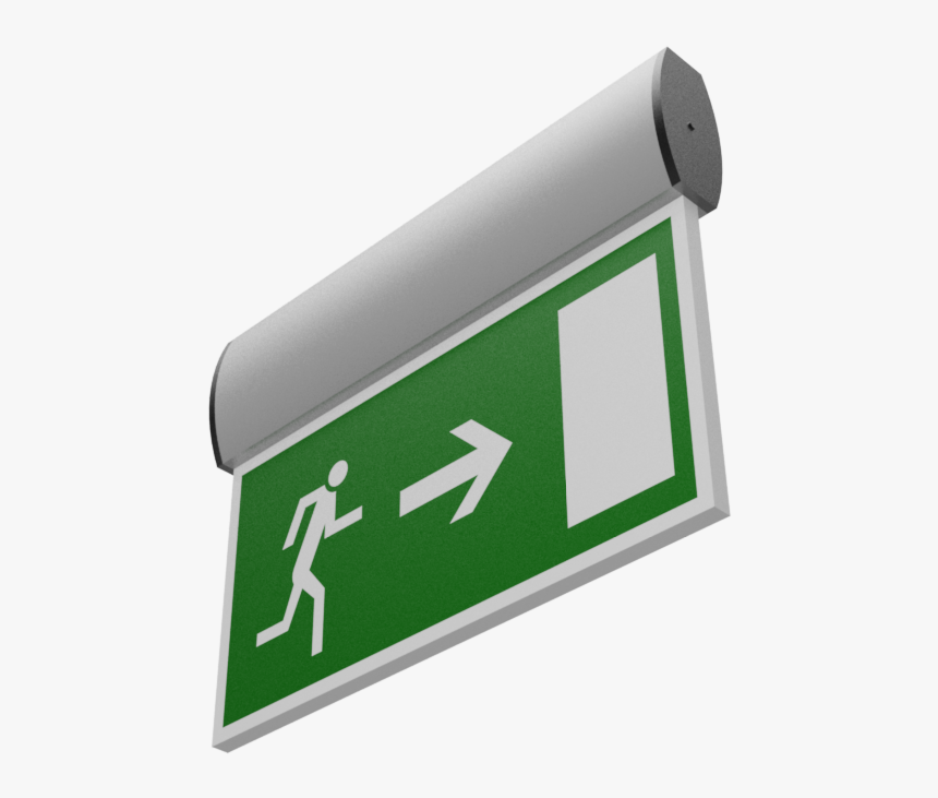 Exit Sign Of Northcliffe - لمبة مخرج طوارئ الاخضر, HD Png Download, Free Download