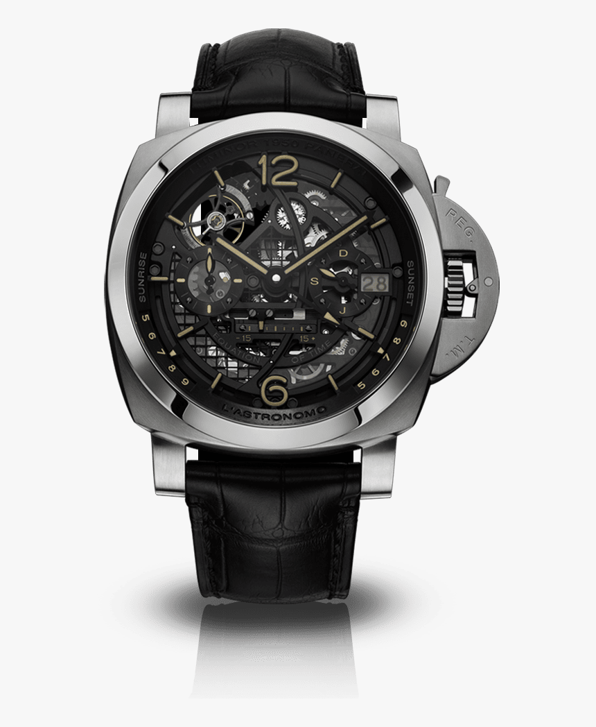 L"astronomo Luminor 1950 Tourbillon Moon Phases Equation - Panerai L Astronomo Luminor Toubillon Moon, HD Png Download, Free Download