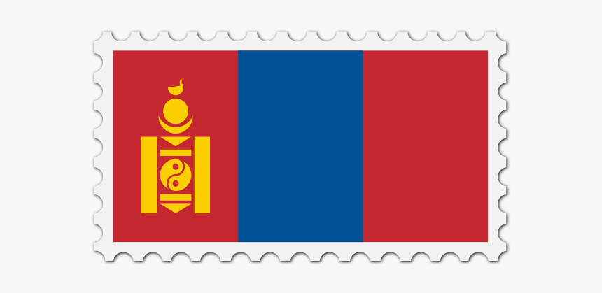 Mongolia Flag Icon - Postage Stamp, HD Png Download, Free Download