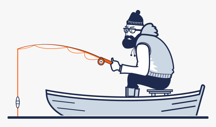 Fisherman Illustration - Illustration, HD Png Download, Free Download