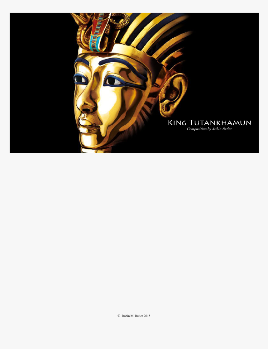 King Tut Sheet Music Composed By Original Composition - Discovering Tutankhamun From Howard Carter To Dna, HD Png Download, Free Download