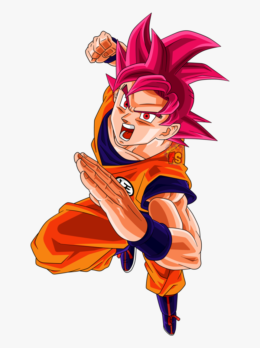 Goku Ssj Dios Png , Png Download - Imagenes De Goku Ssj God, Transparent  Png - kindpng