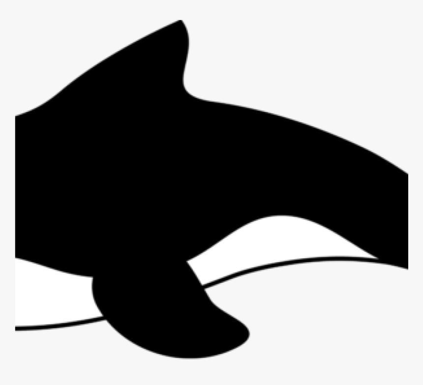 Orca Whale Clip Art Orca Whale Clipart All Clip Art - Whale Clipart Png Black And White, Transparent Png, Free Download
