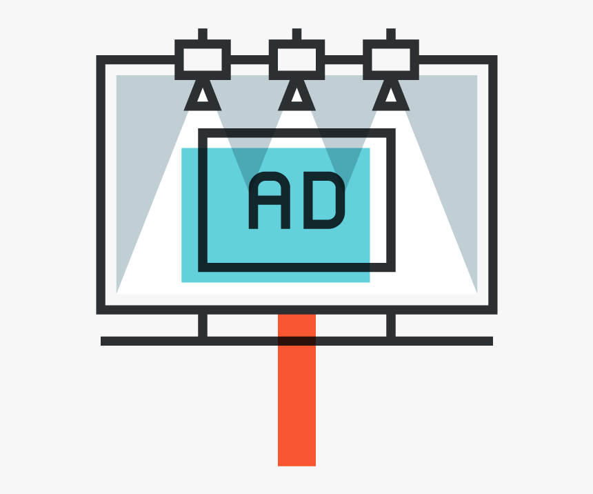 Print Ad Png - Billboard Advertisement Icon Png, Transparent Png, Free Download