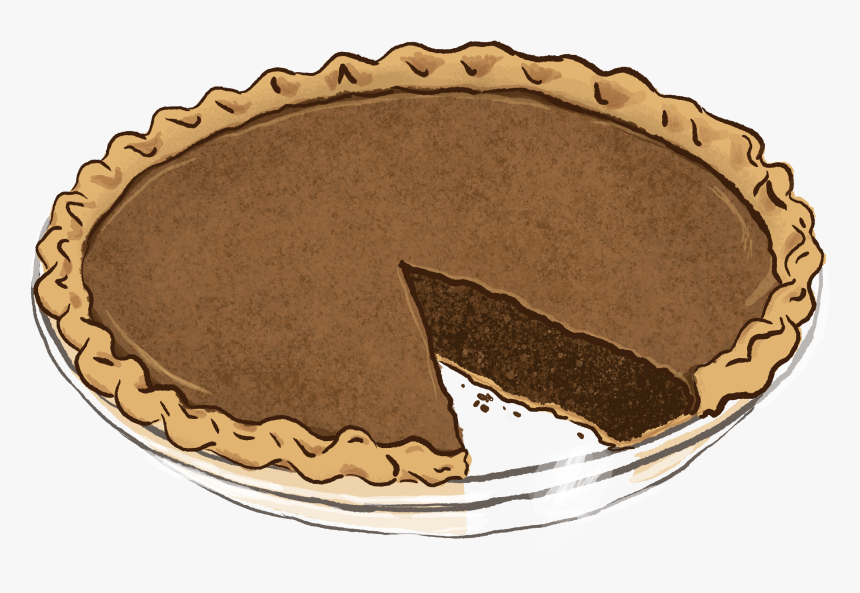 Transparent Sweet Potato Casserole Clipart - Chocolate Pie Clipart, HD Png Download, Free Download