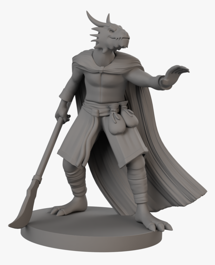 Dragonborn Sorcerer Figure, HD Png Download, Free Download