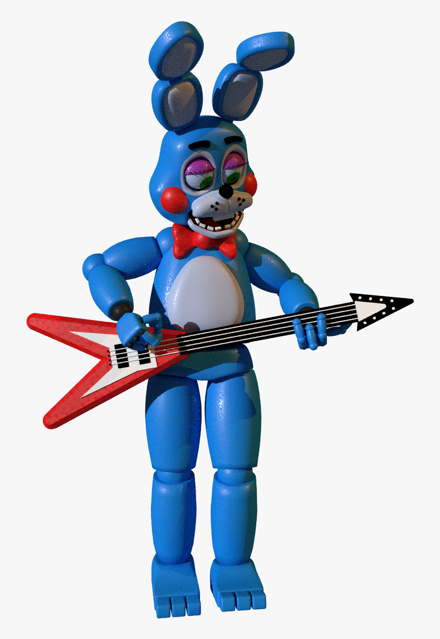 Guitarra De Toy Bonnie , Png Download - Toy Bonnie Blender Model, Transparent Png, Free Download