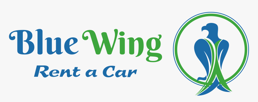 Economy Car Rental Dubai - Blue Wing Rent A Car Logo, HD Png Download, Free Download